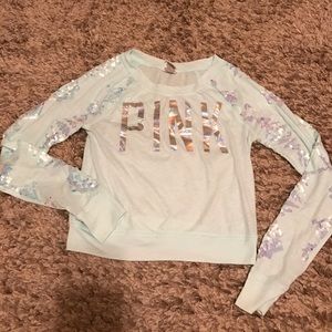 Victoria's Secret pink bling cotton top