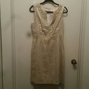 Kate Spade Gold Glitter Dress