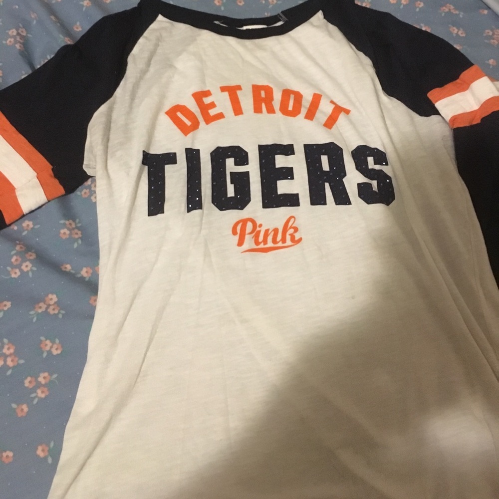 Victoria secret Detroit tigers baseball tee lg