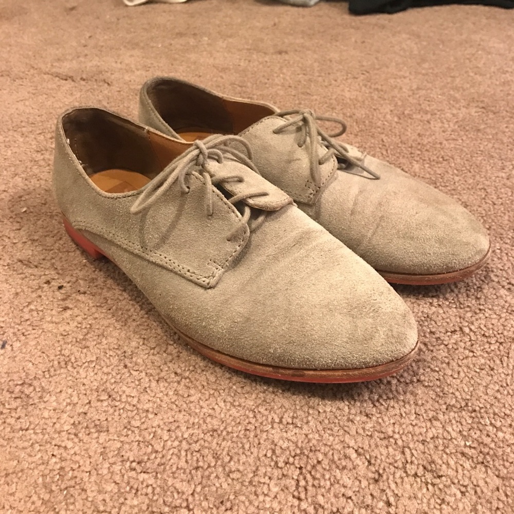Tan Suade Dress Shoes