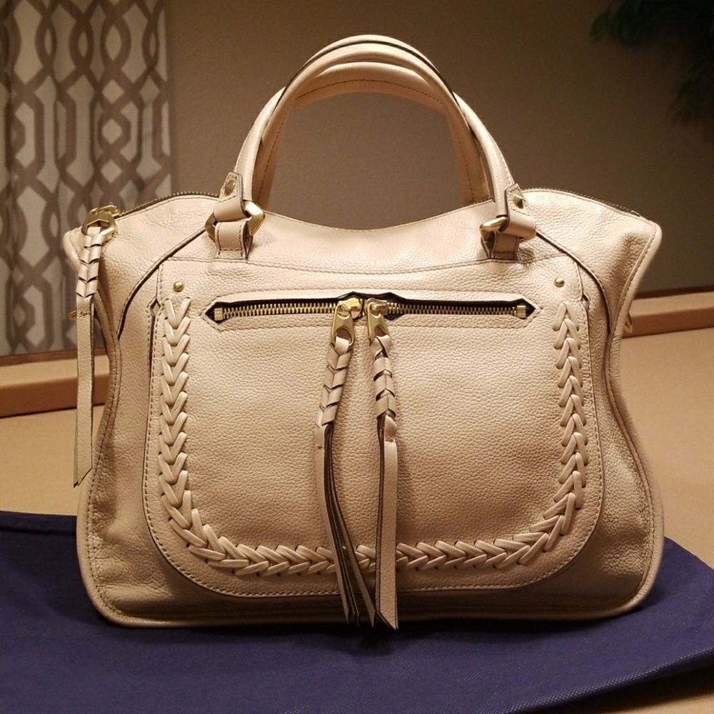 OrYany Pebble Leather Satchel