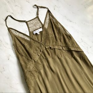 IRO // Lace Priskie Dress Olive Green