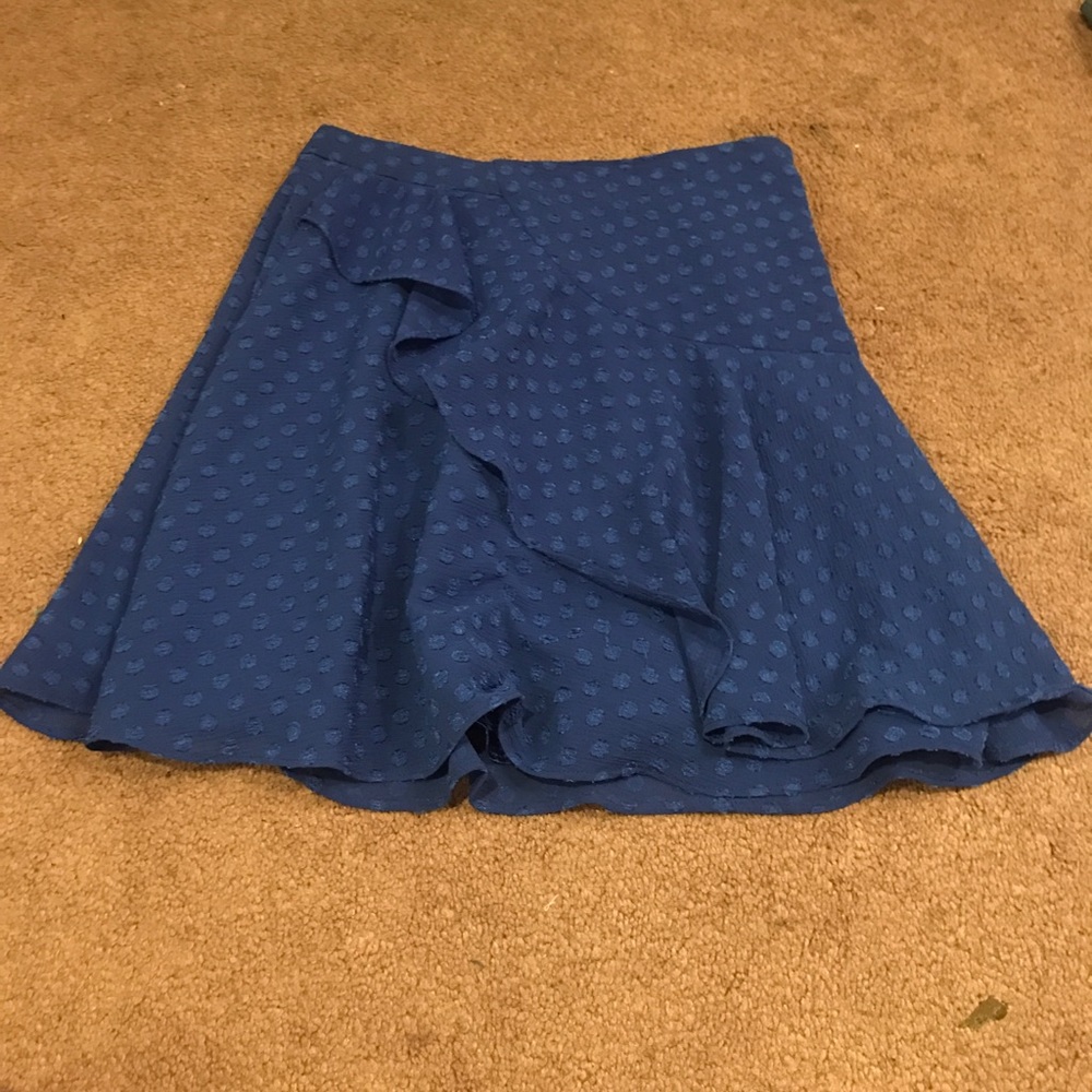 Blue Mini Skirt