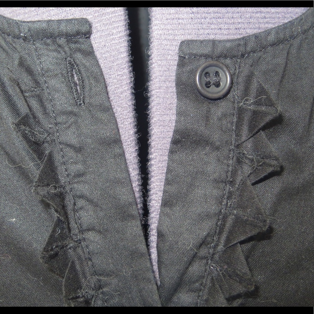 ❌SOLD❌Size P Theory Black Lightweight Button Up - Picture 5 of 5