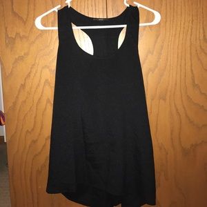 Black racerback tank top
