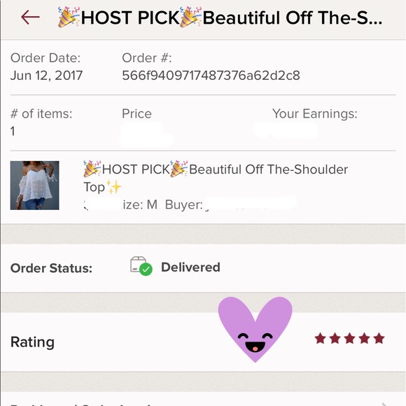 πHost Pickπ  Lovely Off The-Shoulder Top β’ - Picture 5 of 5