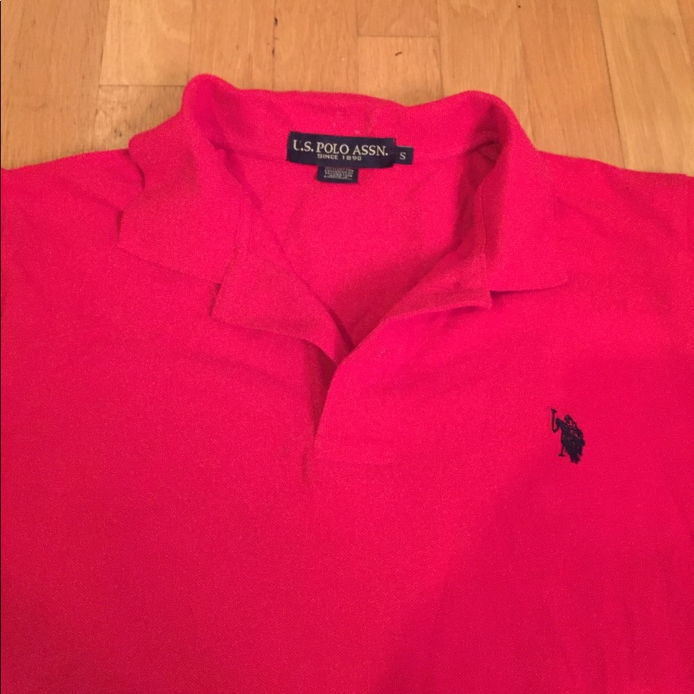 Men's Red Polo
