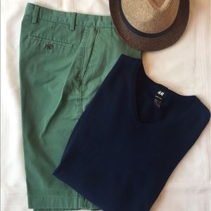 Banana Republic Green Clean City Shorts