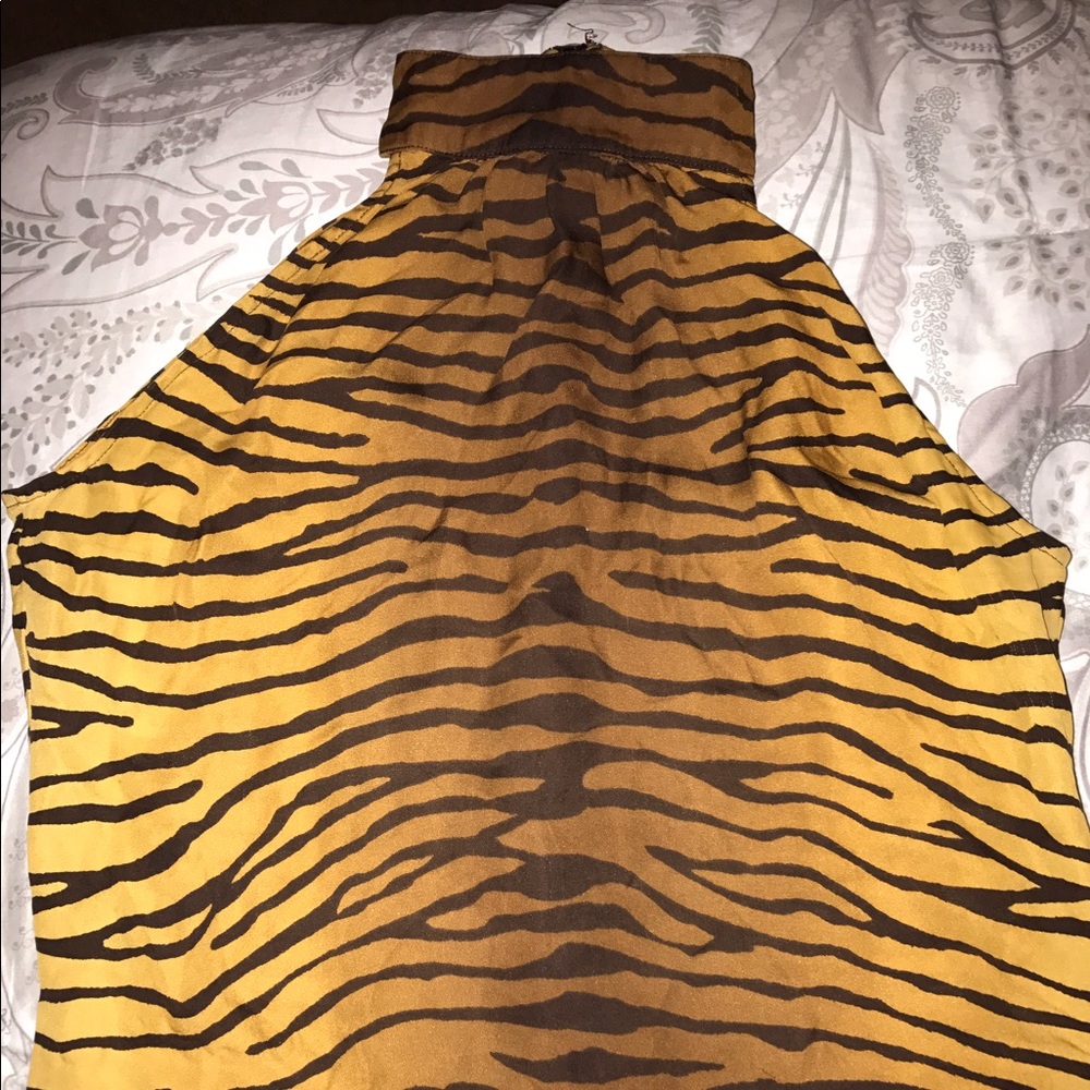 MK tiger striped blouse (NWOT)