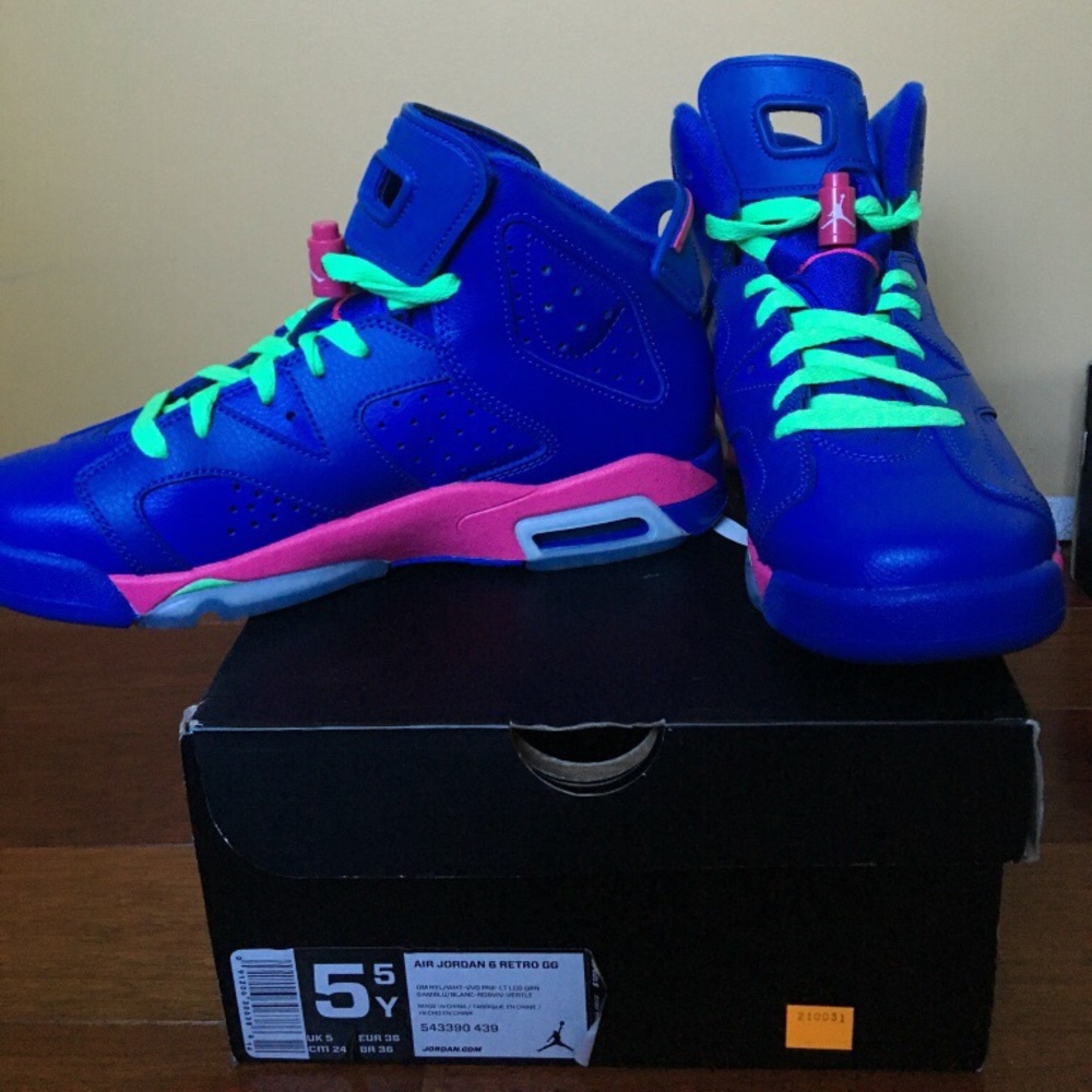 Air Jordan 6 Retro Grade school size 5.5