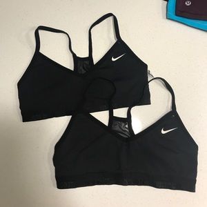Nike Dri-Fit 'Pro-Indy' sport bras, size small