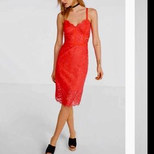 Red Lace Express Dress