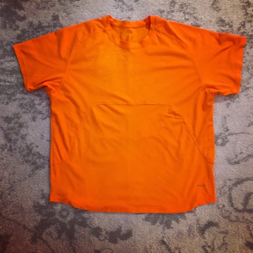 Orange Men's Hind mesh athletic shirt