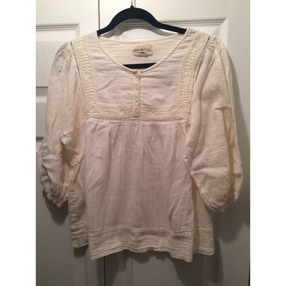 Flowy Ralph Lauren Peasant Blouse