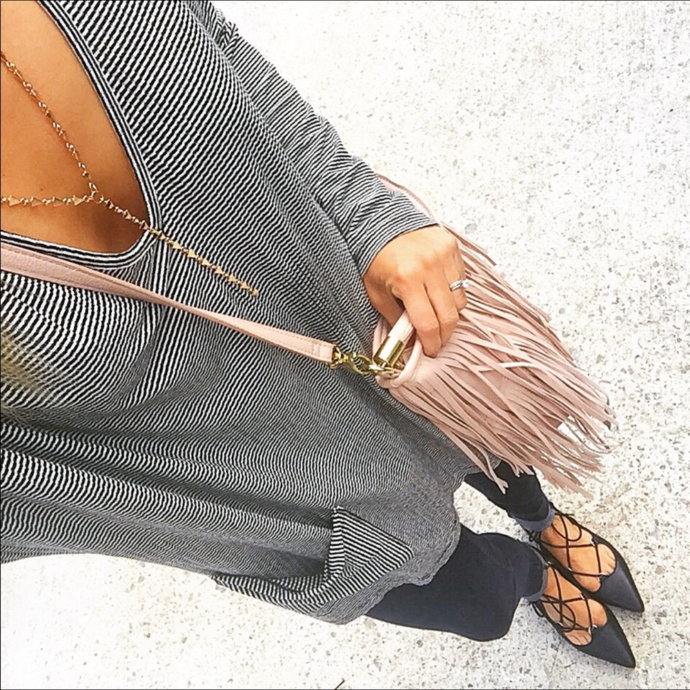 Lace up flats! Barely used 5.5/6