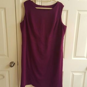 Raspberry tank dress