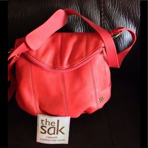 Leather cross-body mint condition