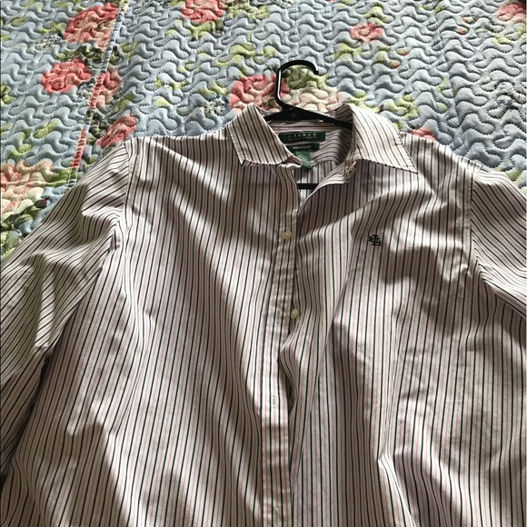 Two non iron shirts nice new condition RLauren - Picture 2 of 6
