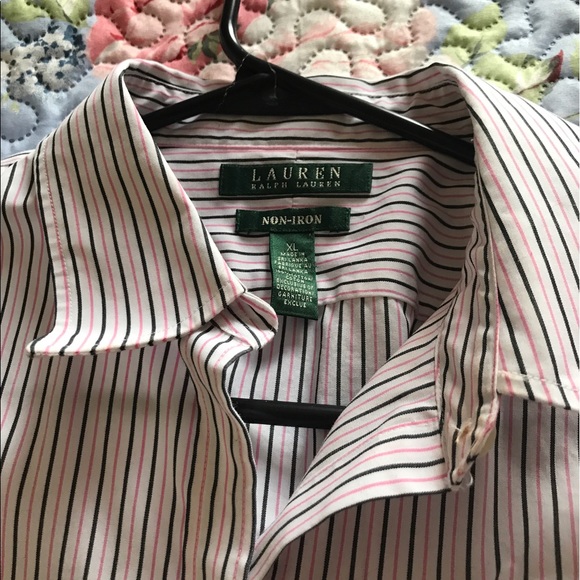 Two non iron shirts nice new condition RLauren - Picture 6 of 6