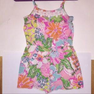 Lilly Pulitzer Floral Print Romper