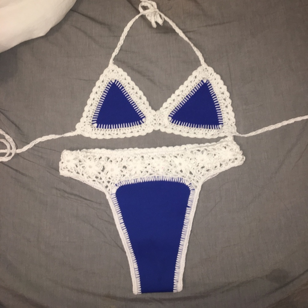 Crochet Neoprene Bikini