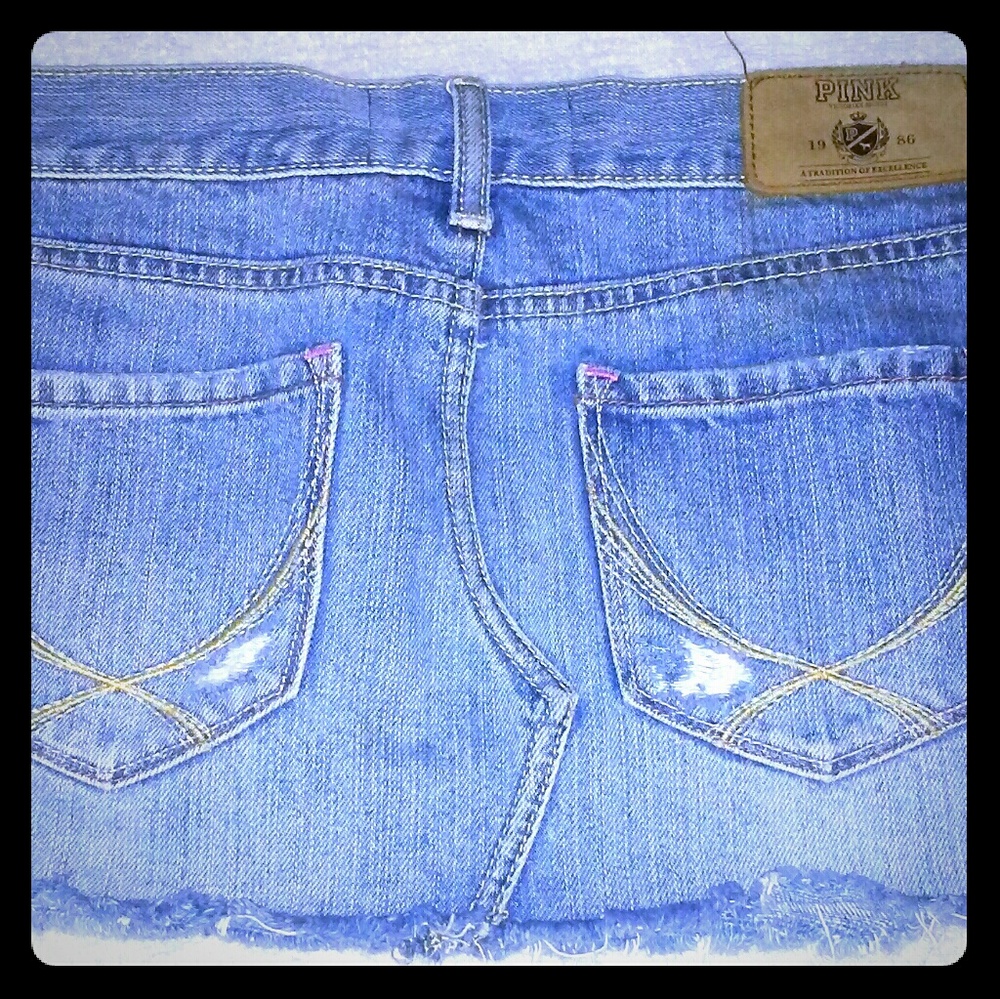VS (Pink) Jean Skirt