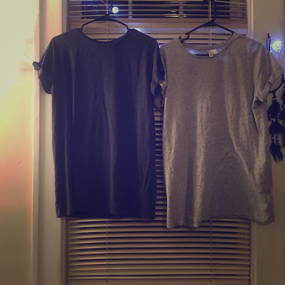 2 casual t-shirt dresses!