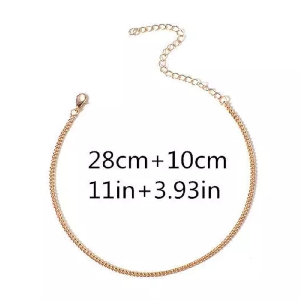 ✨ 4 pcs Crystal Choker Necklace Set - Picture 5 of 7