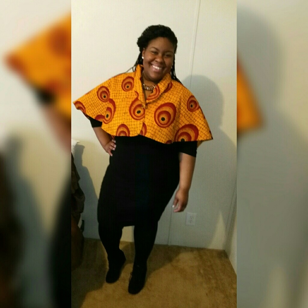 Fire and Gold Summer Cape