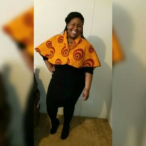 Fire and Gold Summer Cape