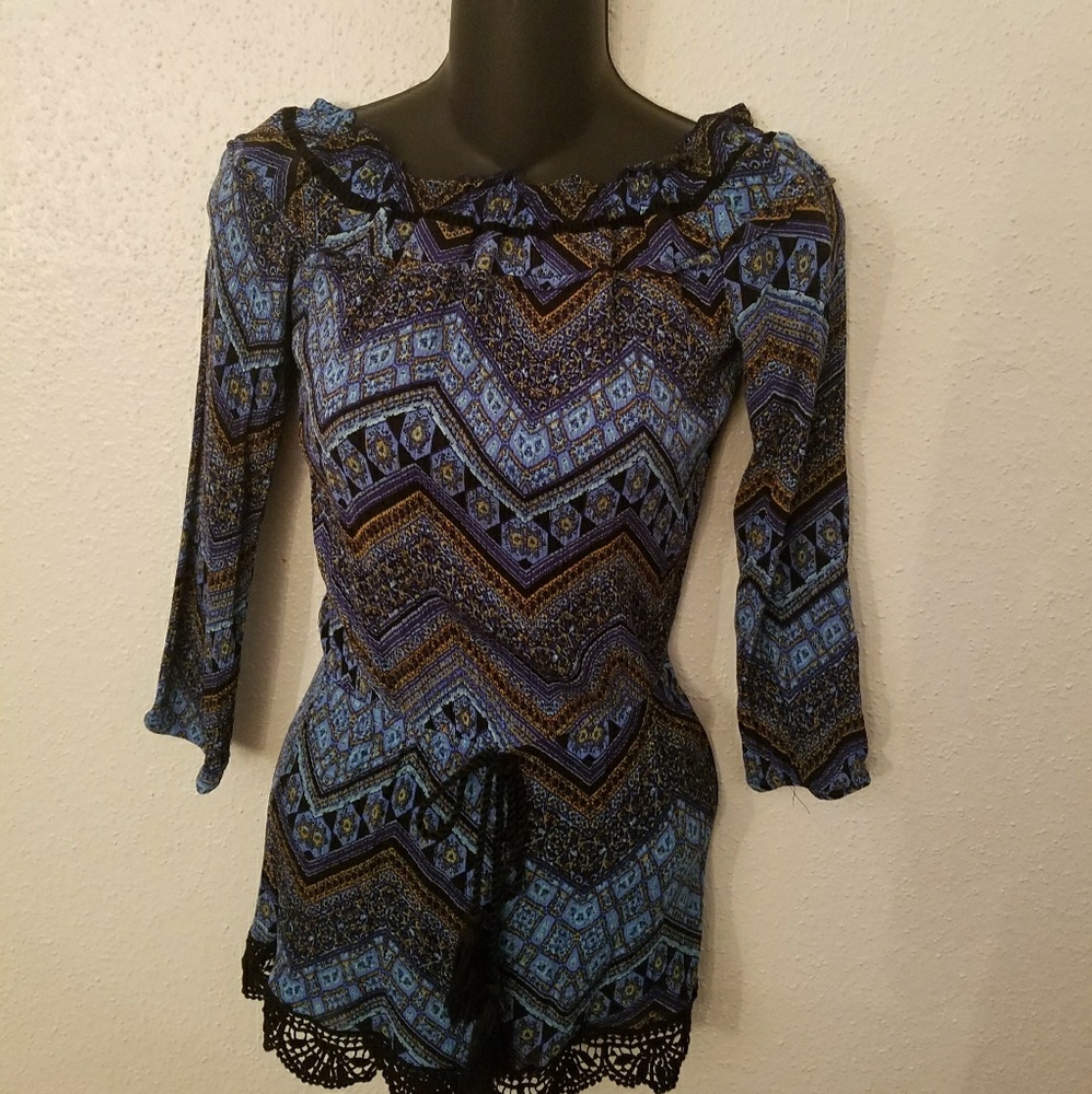 3/4 long sleeve Romper