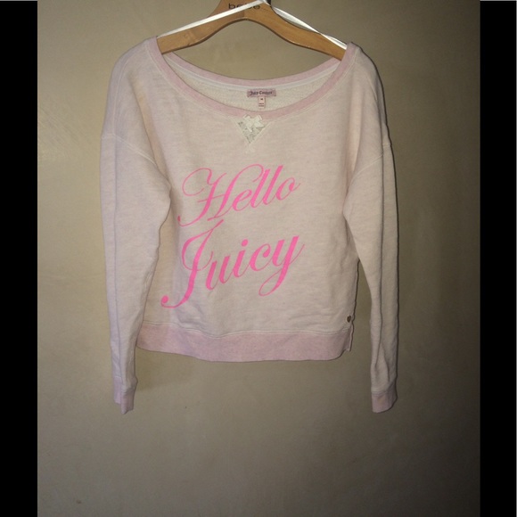 Hello Juicy By Juicy Couture Sweatshirt size M - Picture 1 of 5