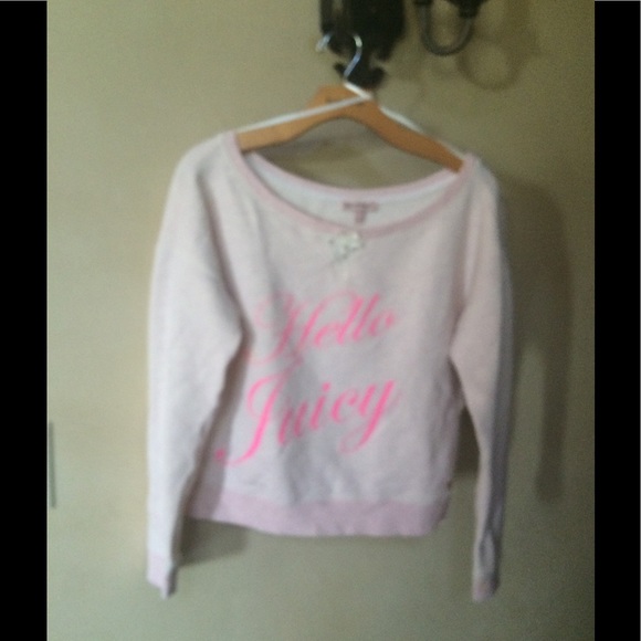 Hello Juicy By Juicy Couture Sweatshirt size M - Picture 2 of 5