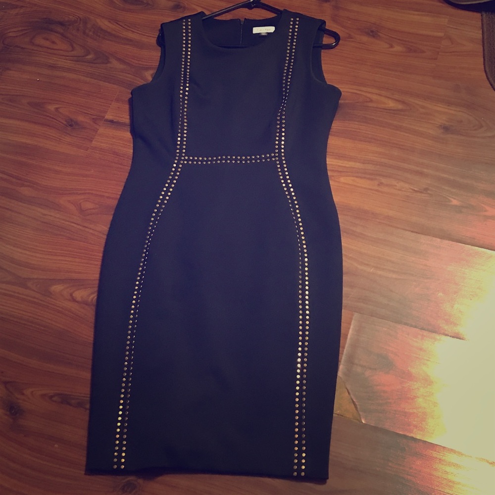 Calvin Klein gold studded dress only worn once!