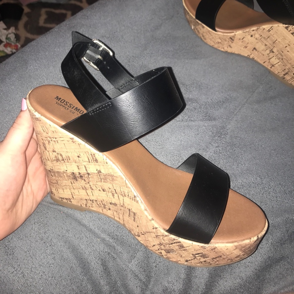 Beautiful black wedges