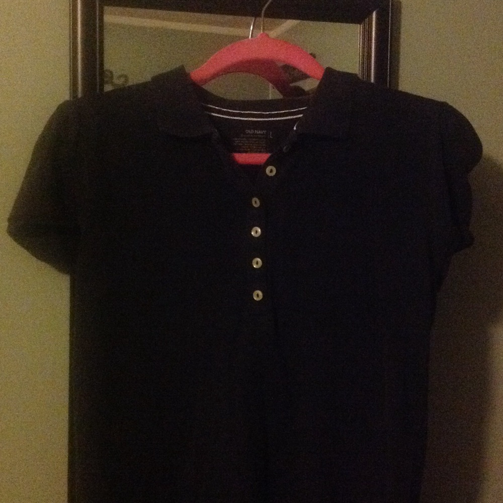Old Navy black polo