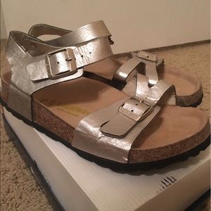 Silver  Birkenstock
