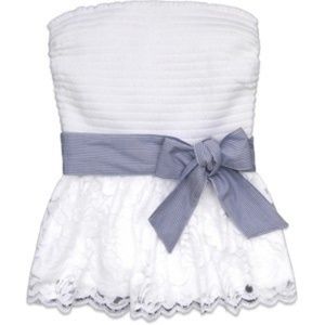 Abercrombie and Fitch lace strapless shirt!