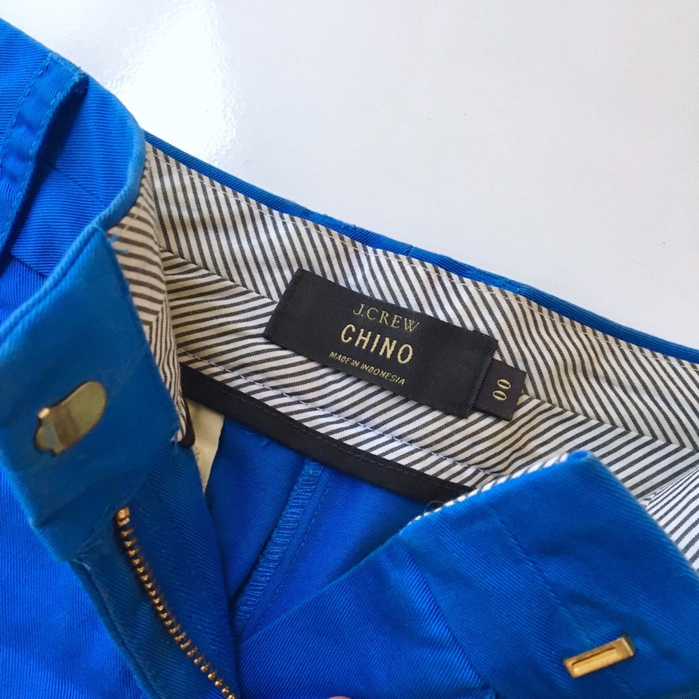 J. Crew Royal Blue Chino Shorts