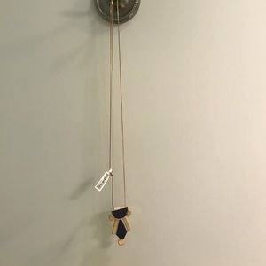 Blue and gold necklace