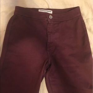 american apparel easy jeans
