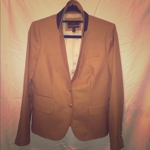 JCrew camel schoolboy blazer size 10
