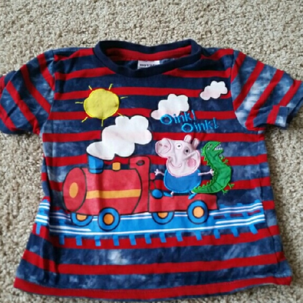 Peppa pig George t-shirt boys 2/3t train