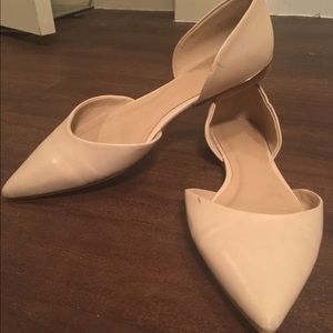ALDO cream pointed flats size 10