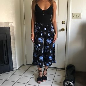 Forever21 Floral Culottes
