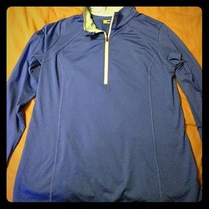 Xersion long sleeve athletic quarter zip