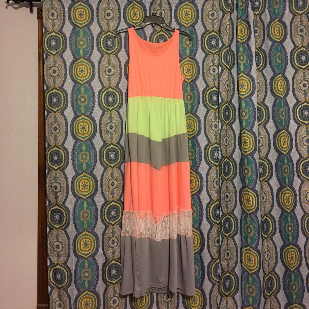 Bright summer maxi