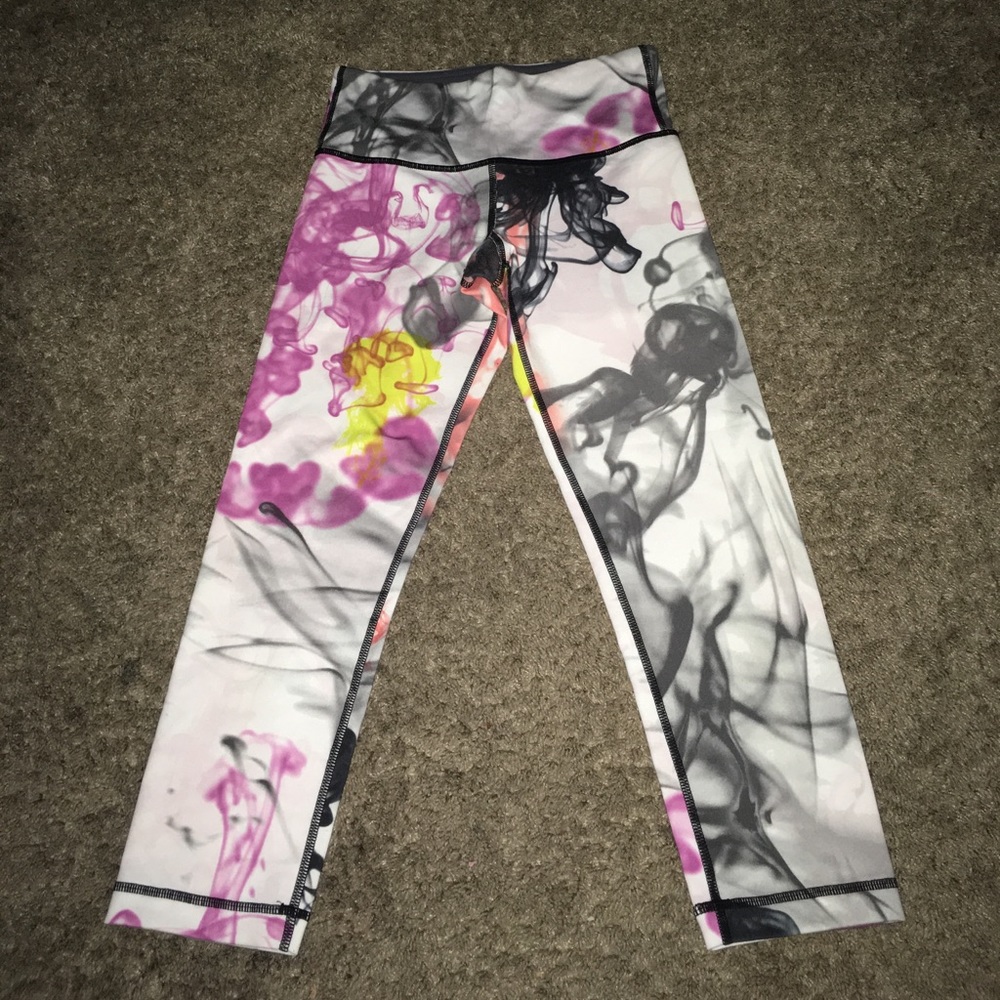 Lululemon wunder under crop 2 unicorn tears Rare