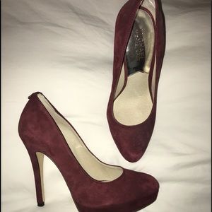 Michael Kors suede pumps