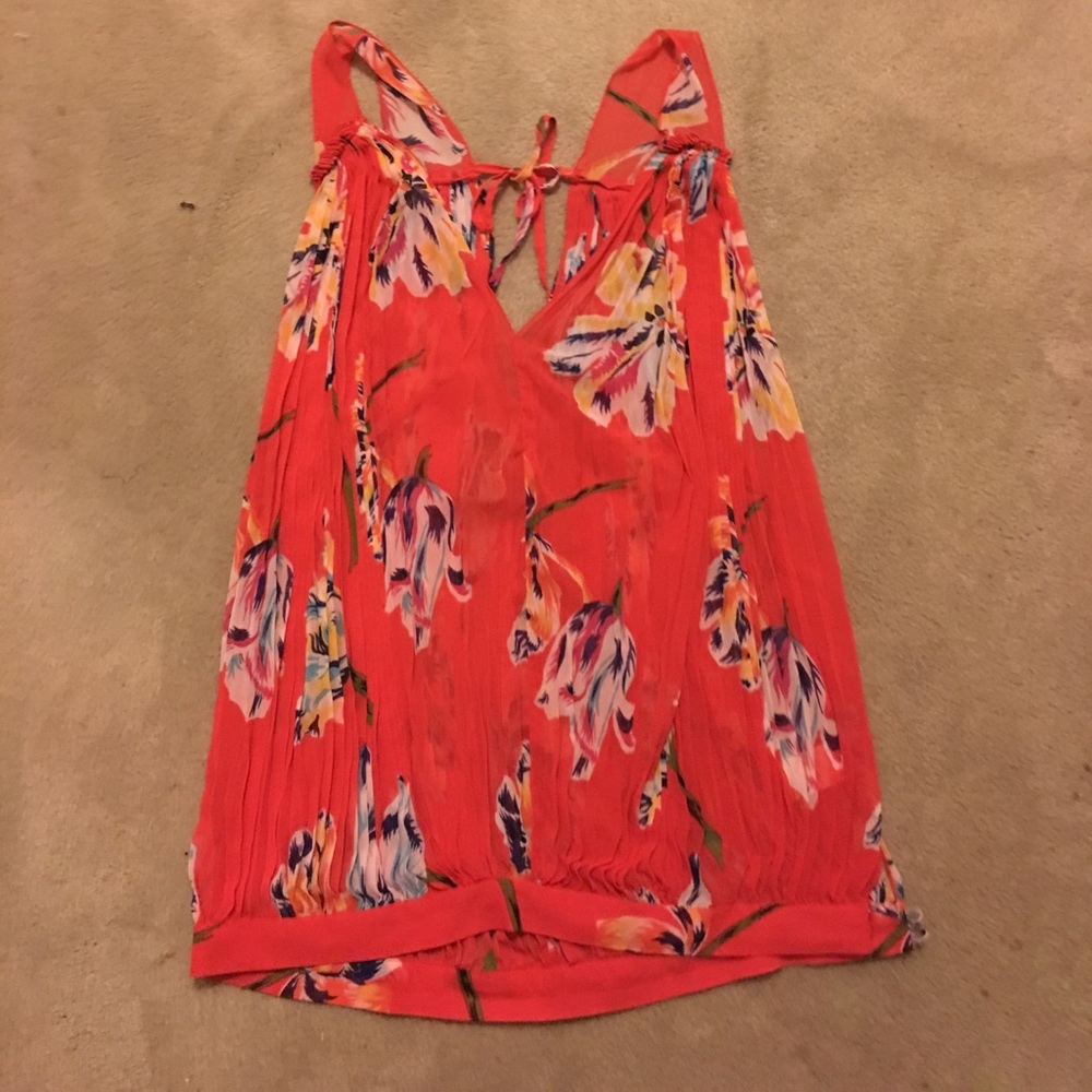 New Free People Floral Blouse